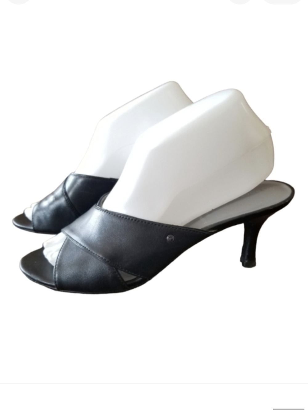 Rockport Adiprene by Adidas Black Heels‎ 8 Leather